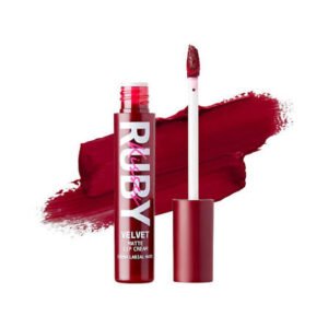 LipsticFemale Velvet Matte Liquid Lipstick - Ruby Red